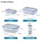 Vacuum Food Storage Container Microwave Safe FreshKeeping Fridge Organizer Box 5