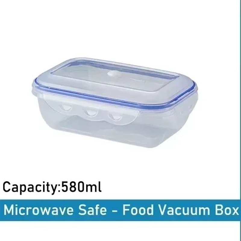 Vacuum Food Storage Container Microwave Safe FreshKeeping Fridge Organizer Box 6