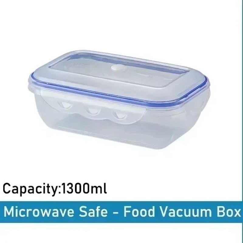 Vacuum Food Storage Container Microwave Safe FreshKeeping Fridge Organizer Box 7