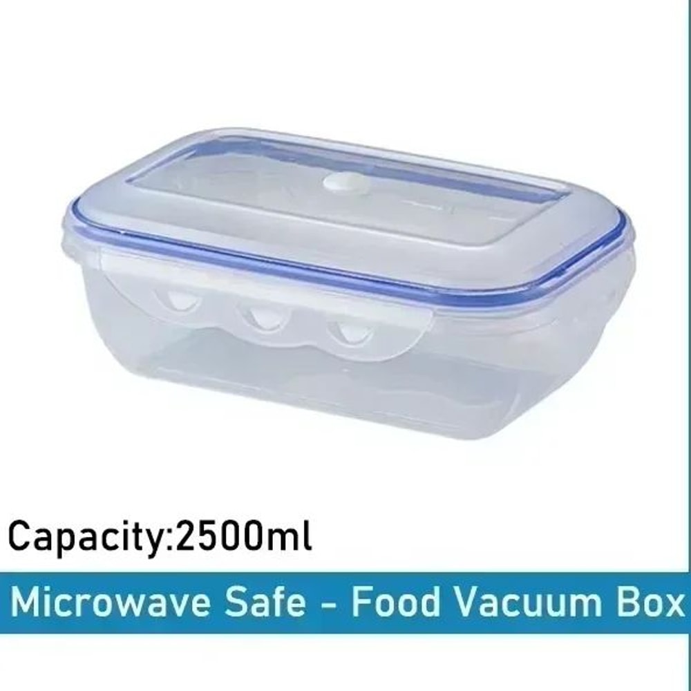 Vacuum Food Storage Container Microwave Safe FreshKeeping Fridge Organizer Box 8