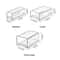 DrawerType Refrigerator Storage Box Transparent PET FreshKeeping Food Organizer 5