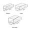 DrawerType Refrigerator Storage Box Transparent PET FreshKeeping Food Organizer 5