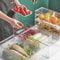 DrawerType Refrigerator Storage Box Transparent PET FreshKeeping Food Organizer 1