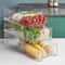 DrawerType Refrigerator Storage Box Transparent PET FreshKeeping Food Organizer 0