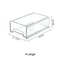 DrawerType Refrigerator Storage Box Transparent PET FreshKeeping Food Organizer 7