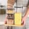 5 Pcs Airtight Food Storage Jar Set Transparent Stackable Kitchen Organizer Containers 0