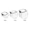 5 Pcs Airtight Food Storage Jar Set Transparent Stackable Kitchen Organizer Containers 19