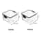 5 Pcs Airtight Food Storage Jar Set Transparent Stackable Kitchen Organizer Containers 6