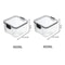 5 Pcs Airtight Food Storage Jar Set Transparent Stackable Kitchen Organizer Containers 6