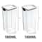 5 Pcs Airtight Food Storage Jar Set Transparent Stackable Kitchen Organizer Containers 14