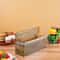 Plastic Wrap Dispenser With Sliding Cutter PET Cling Film Foil Organizer For Kitchen Storage 0
