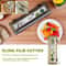 Plastic Wrap Dispenser With Sliding Cutter PET Cling Film Foil Organizer For Kitchen Storage 2