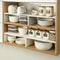 Retractable Kitchen Storage Shelf Multifunctional Layered Cabinet Fridge Organizer Rack 3