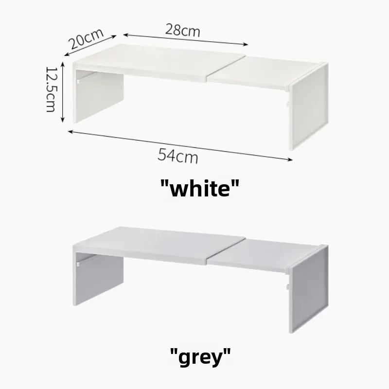 Retractable Kitchen Storage Shelf Multifunctional Layered Cabinet Fridge Organizer Rack 5