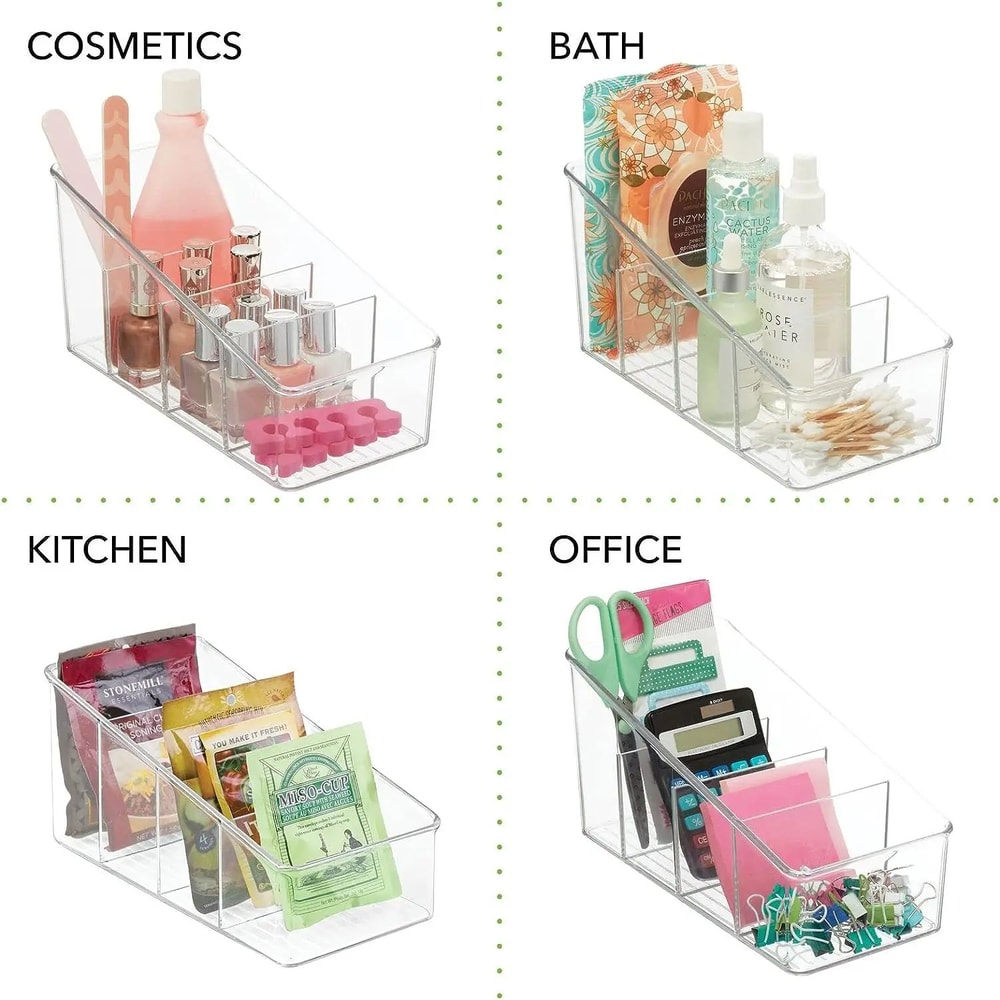 4Layer Transparent Pantry Organizer MultiSection Food Packet Kitchen Storage Container 2