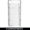 4Layer Transparent Pantry Organizer MultiSection Food Packet Kitchen Storage Container 3