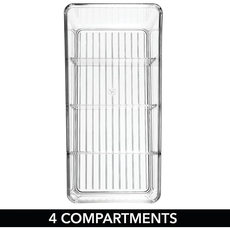 4Layer Transparent Pantry Organizer MultiSection Food Packet Kitchen Storage Container 3