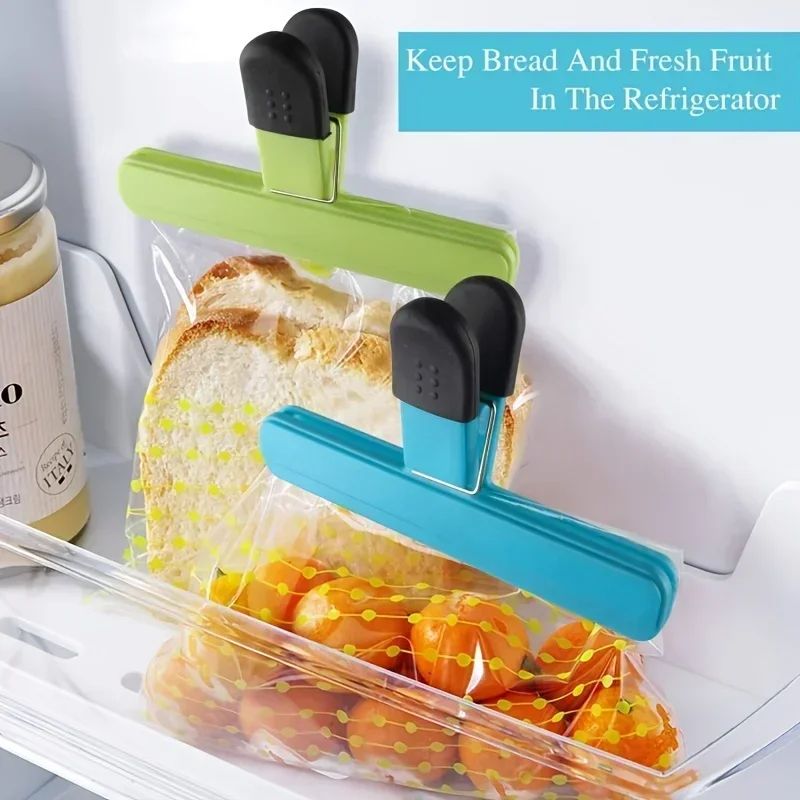 Heavy Duty Food Bag Clips Set Reusable Kitchen Snack Sealing Clips For Fresh Storage 2
