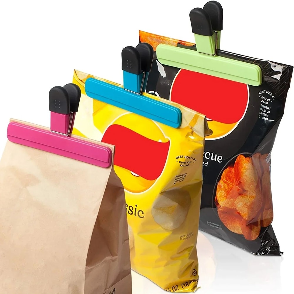 Heavy Duty Food Bag Clips Set Reusable Kitchen Snack Sealing Clips For Fresh Storage 1