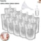 Portable Drink Spout Pouches Set LeakProof Reusable Beverage Storage Bags 4