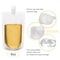 Portable Drink Spout Pouches Set LeakProof Reusable Beverage Storage Bags 5