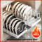 PullOut Kitchen Organizer Rack Adjustable Pot Pan Lid Storage Drawer 1
