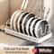 PullOut Kitchen Organizer Rack Adjustable Pot Pan Lid Storage Drawer 6
