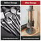Rotating Kitchen Utensil Stand With 8 Hooks Metal Countertop Cooking Tools Organizer 1