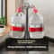 Rotating Kitchen Utensil Stand With 8 Hooks Metal Countertop Cooking Tools Organizer 2