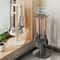 Rotating Kitchen Utensil Stand With 8 Hooks Metal Countertop Cooking Tools Organizer 3