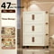 Foldable Storage Box With Clear Door Large Capacity Organizer Bin For Clothes Books Toys 9
