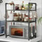 Microwave Oven Storage Rack MultiLayer Countertop Kitchen Organizer Shelf 0