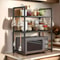 Microwave Oven Storage Rack MultiLayer Countertop Kitchen Organizer Shelf 4