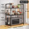 Microwave Oven Storage Rack MultiLayer Countertop Kitchen Organizer Shelf 8