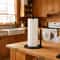 Stainless Steel Kitchen Roll Holder HeavyDuty Countertop Paper Towel Organizer 0