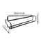 NoDrill Hanging Wine Glass Holder Inverted Iron Stemware Storage Rack 3