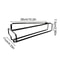 NoDrill Hanging Wine Glass Holder Inverted Iron Stemware Storage Rack 3