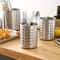 Stainless Steel Cutlery Holder Drainage Utensil Organizer For Spoons Forks Chopsticks 0