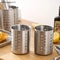 Stainless Steel Cutlery Holder Drainage Utensil Organizer For Spoons Forks Chopsticks 5