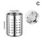 Stainless Steel Cutlery Holder Drainage Utensil Organizer For Spoons Forks Chopsticks 8