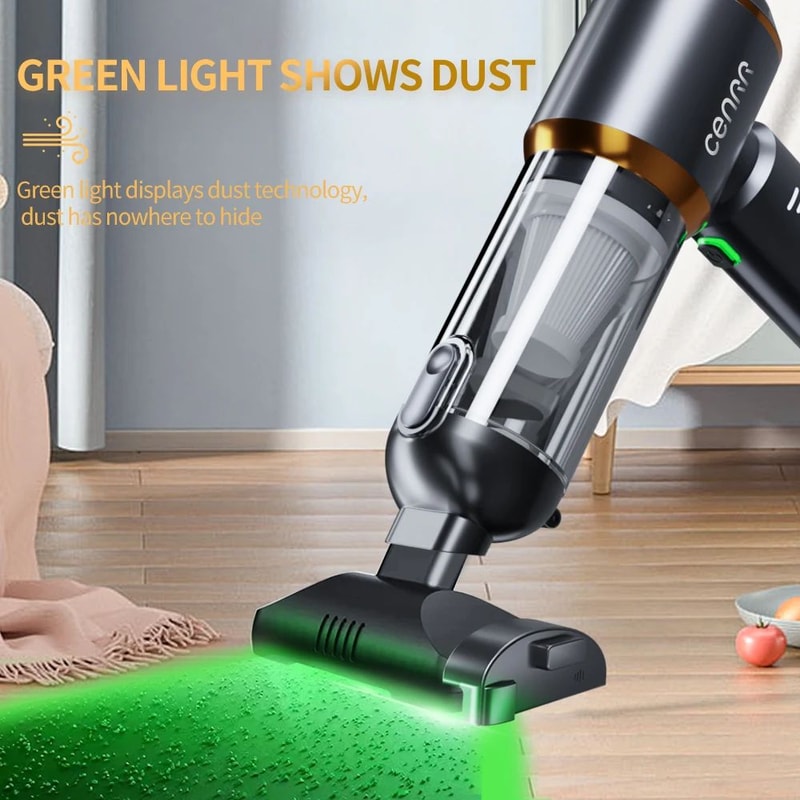CENRR 998000PA Cordless Car Vacuum Cleaner Portable Handheld Blower Wireless Dust Cleaner 4