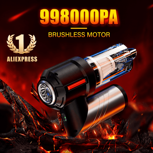 CENRR 998000PA Cordless Car Vacuum Cleaner – Portable Handheld Wireless Dust Blower & Mini Cleaner