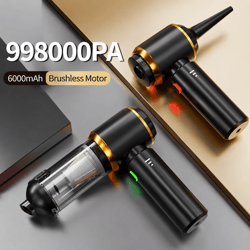 cenrr 998000pa mini cordless car vacuum cleaner – portable handheld dust blower & wireless cleaner