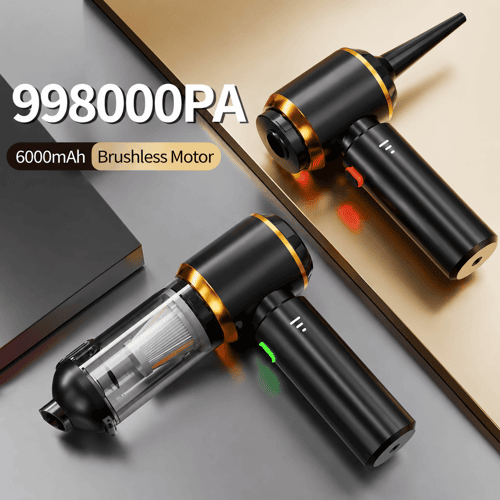 CENRR 998000PA Mini Cordless Car Vacuum Cleaner – Portable Handheld Dust Blower & Wireless Cleaner
