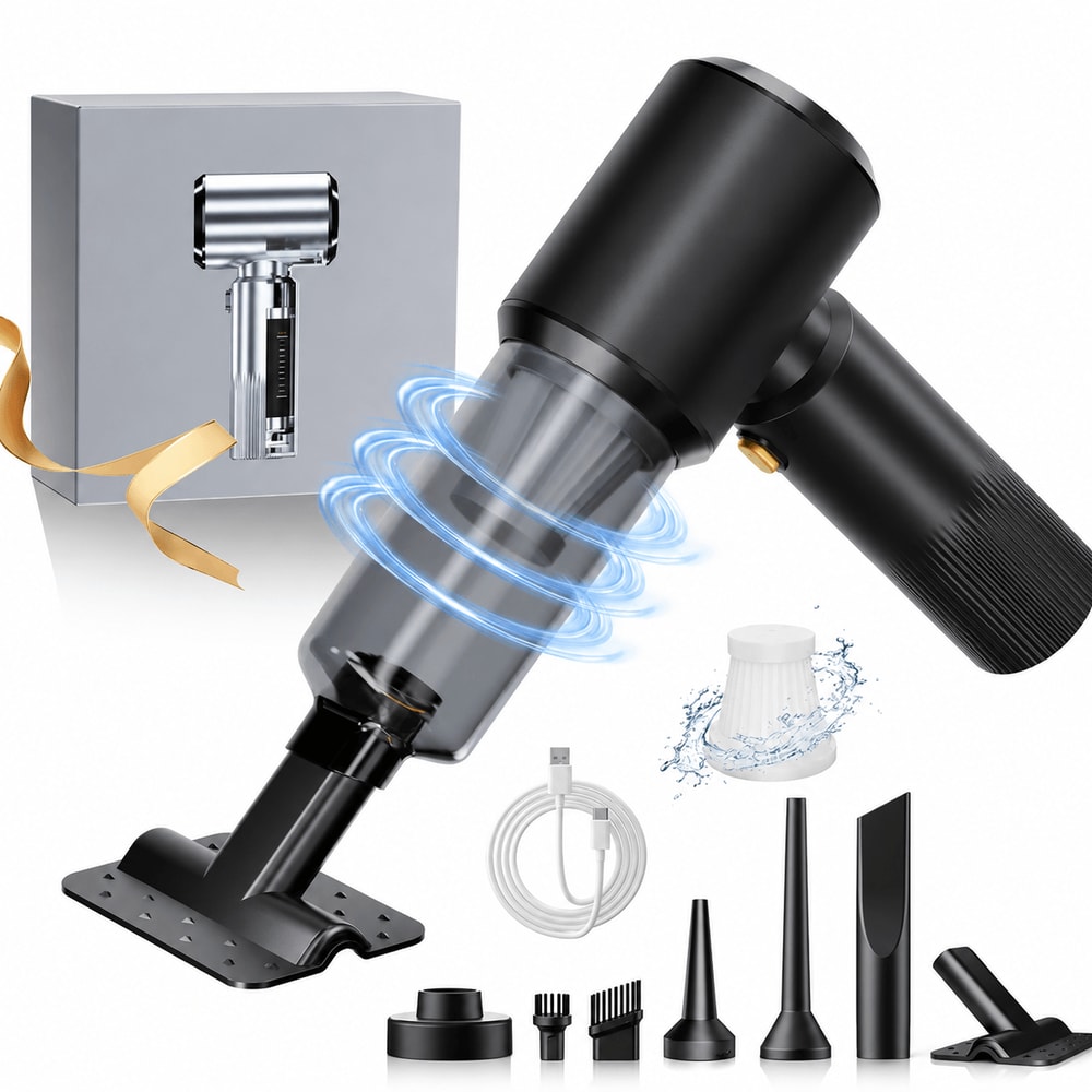 CENRR 7500mAh Cordless Car Vacuum Cleaner Portable Handheld Air Blower Battery Display Cleaner 0