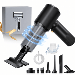 cenrr 7500mah cordless car vacuum cleaner – portable handheld air blower & battery display cleaner