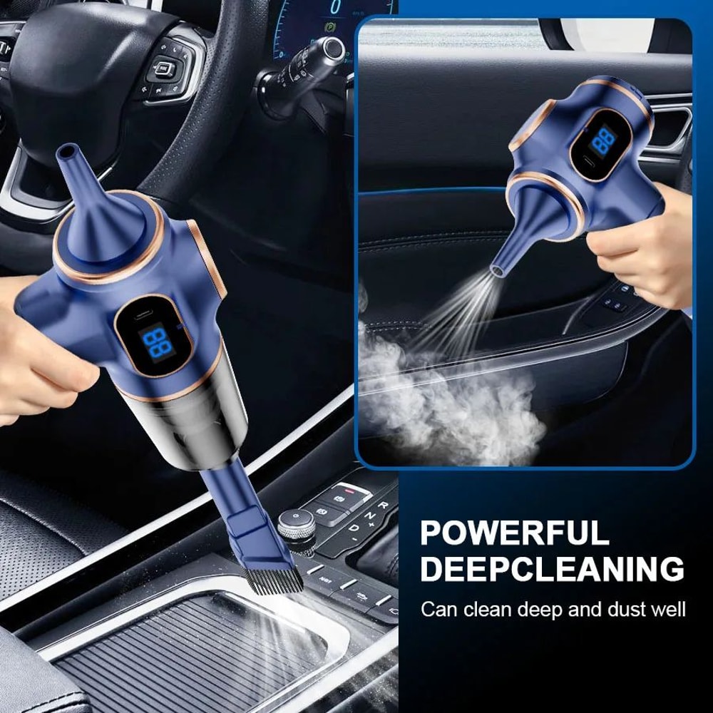 Wireless Mini Car Vacuum Cleaner HighPower Portable Handheld Carpet Sofa Cleaner 3