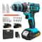21V Lithium Cordless Electric Drill Set MultiFunction Power Screwdriver Home DIY Tool Kit 11