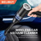 BELIBUY Portable Wireless Car Vacuum Cleaner HighPower Mini Carpet Home Cleaner 2