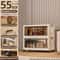 Multifunction Folding Storage Cabinet Large Capacity Dustproof Wardrobe Organizer 13